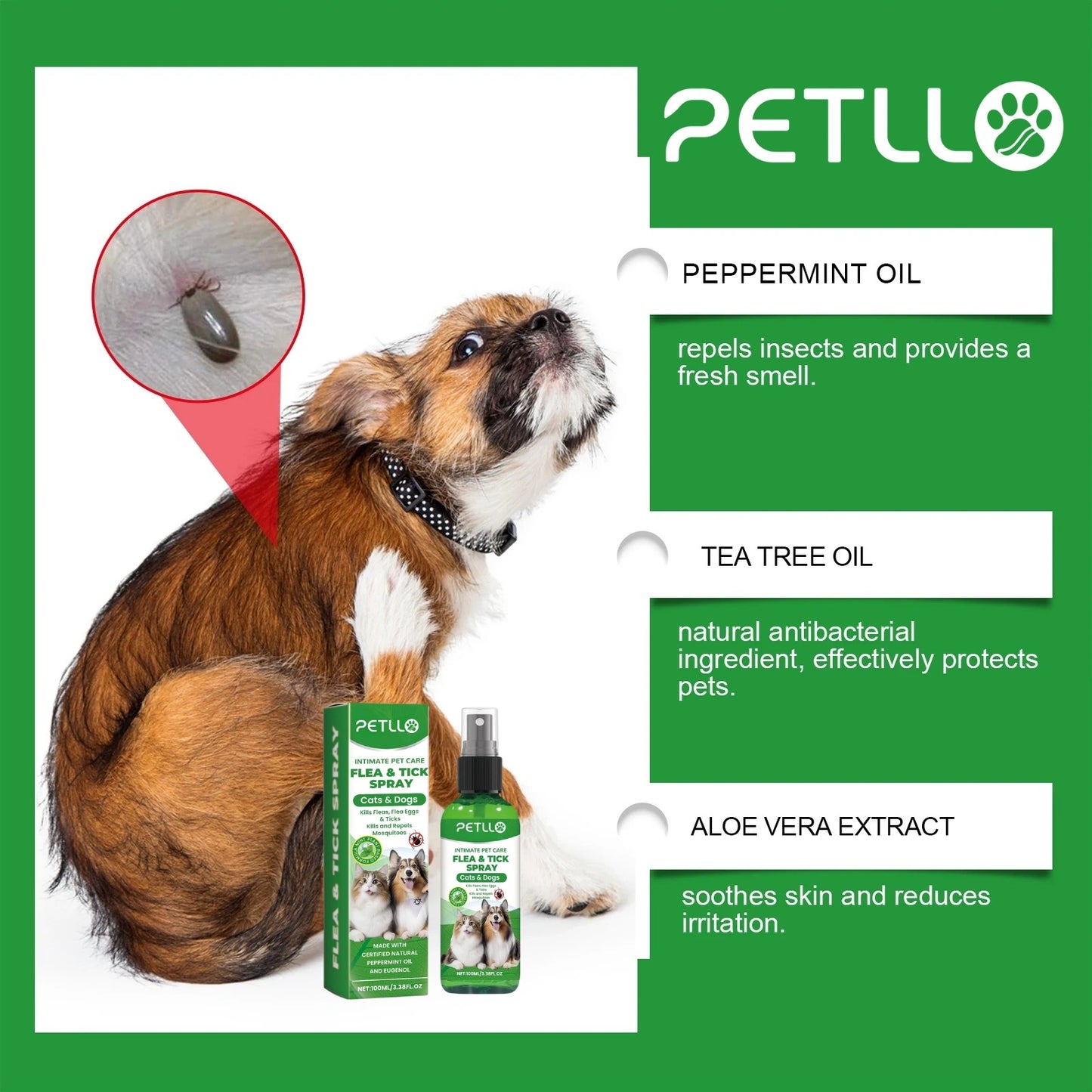 Petllo™ Flea & Tick Spray